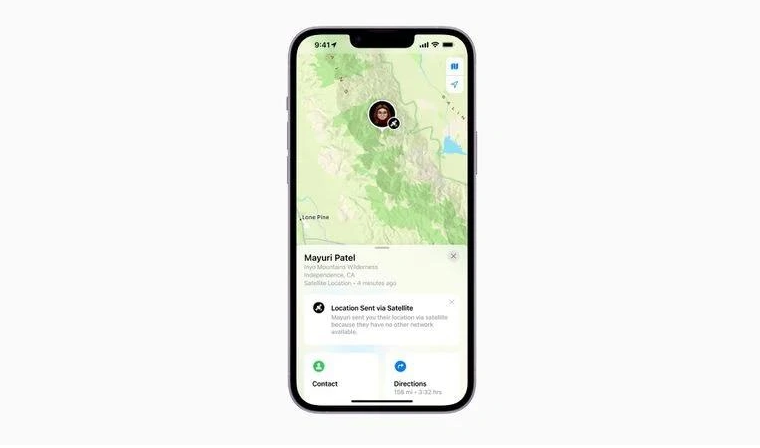 理县苹果14维修分享iPhone14系列中 FindMy功能通过卫星分享位置方法教程 