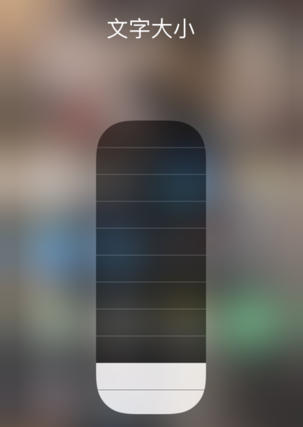 理县苹果手机维修分享小技巧：在 iPhone 控制中心快速调节字体大小 
